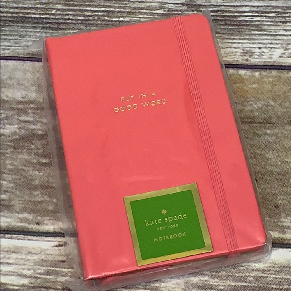 kate spade ♠️ Put in a good word notebook - NWT